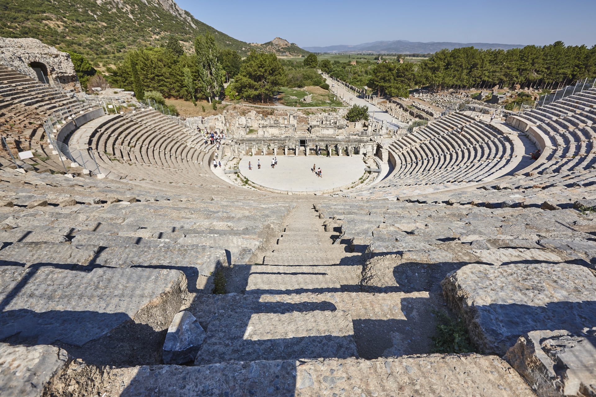 Ephesus, archeological site classic amphitheatre